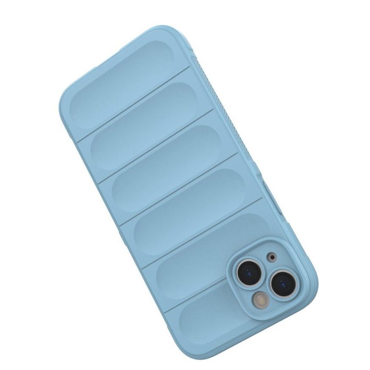 skirtas iPhone 14 Plus lankstus šarvuotas dėklas šviesiai mėlynas