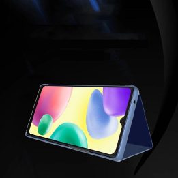 Clear View“ dėklo dangtelis, skirtas Xiaomi Redmi 10C“, su rožiniu atvartu