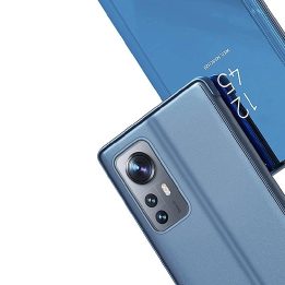 Clear View Case dangtelis skirtas Xiaomi 12 Lite dangtelis su juodu atvartu