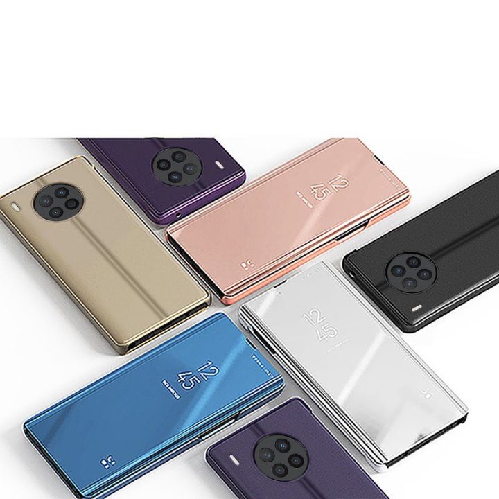 Clear View“ dėklo dangtelis, skirtas Huawei nova 8i“, su juodu atvartu