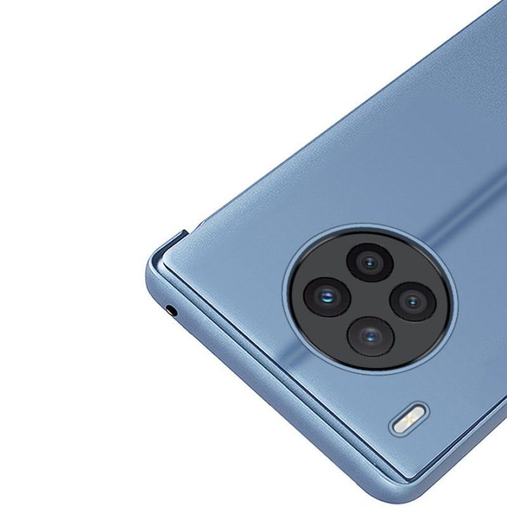 Clear View“ dėklo dangtelis, skirtas Huawei nova 8i“, su juodu atvartu
