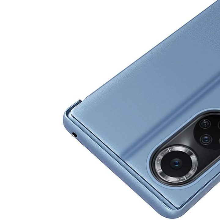 Clear View Case“ dėklas, skirtas Huawei nova 9, juodas atverčiamas dangtelis