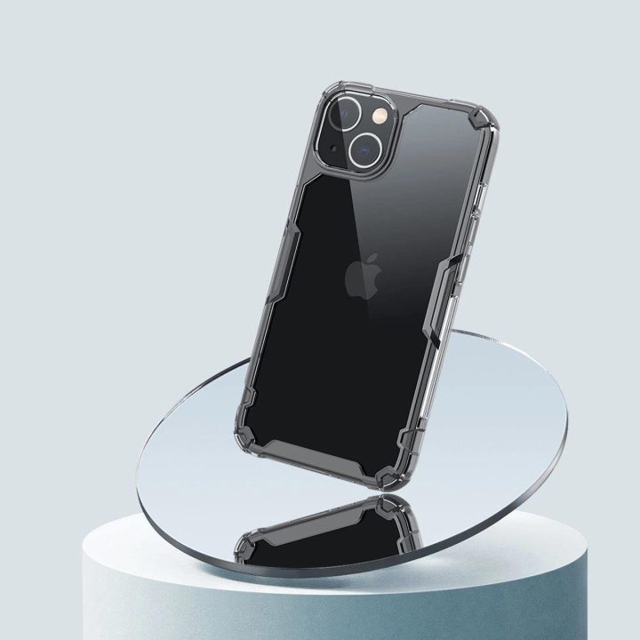 Nillkin Nature Pro dėklas iPhone 14 Plus šarvuotas dangtelis permatomas dangtelis