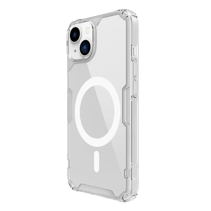 Nillkin Nature Pro magnetinis dėklas, skirtas iPhone 14 Plus magnetiniam MagSafe skaidriam dėklui