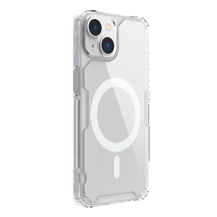 Nillkin Nature Pro magnetinis dėklas, skirtas iPhone 14 Plus magnetiniam MagSafe skaidriam dėklui