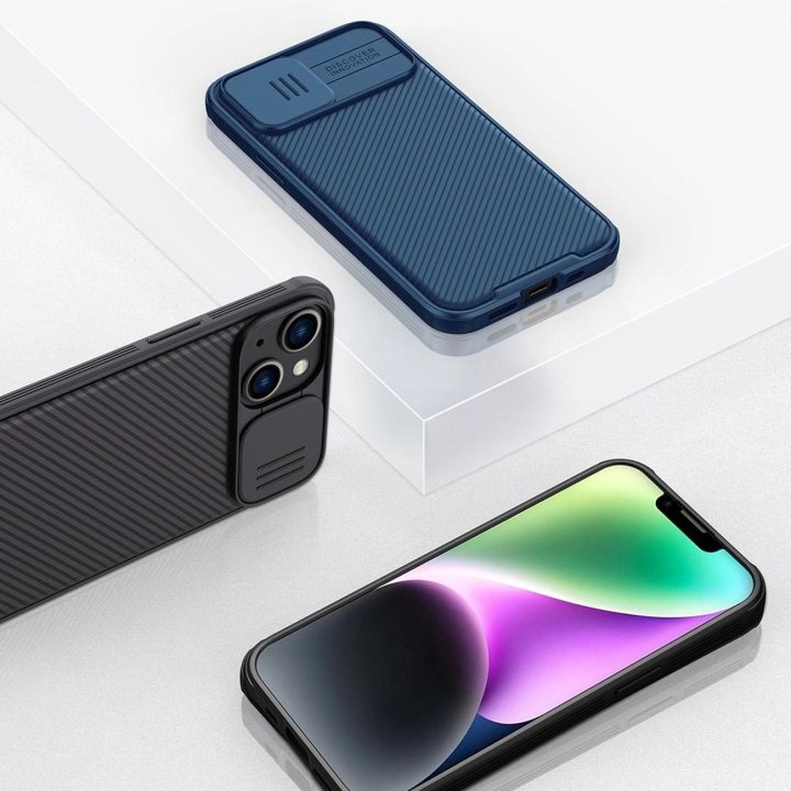 Nillkin CamShield Pro magnetinis dėklas iPhone 14 Plus 6.7 2022 Black