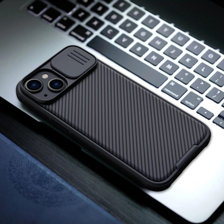 Nillkin CamShield Pro magnetinis dėklas iPhone 14 Plus 6.7 2022 Black