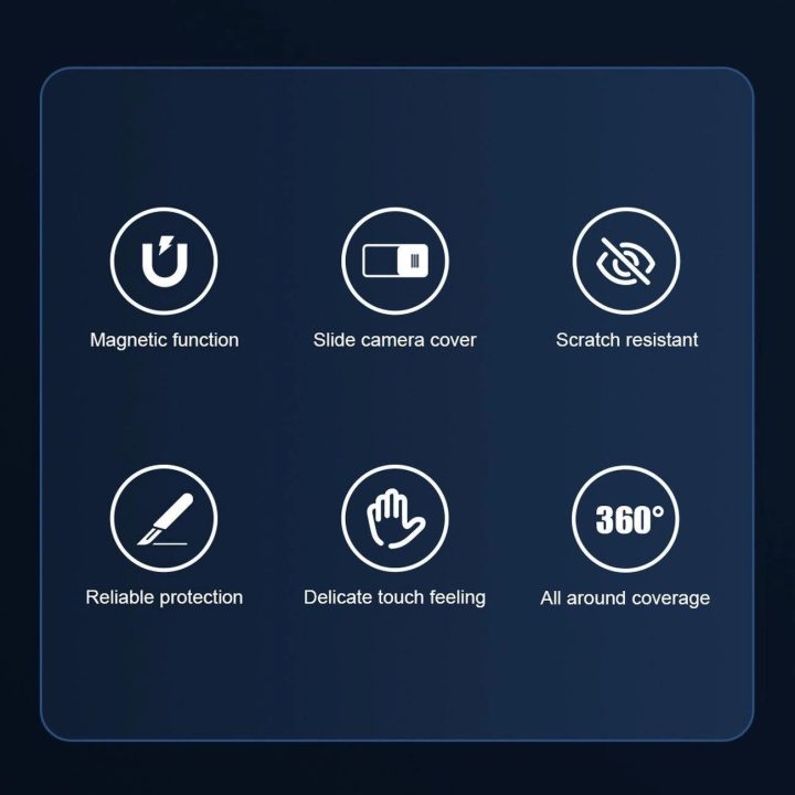 Nillkin CamShield Pro magnetinis dėklas iPhone 14 Plus 6.7 2022 Blue