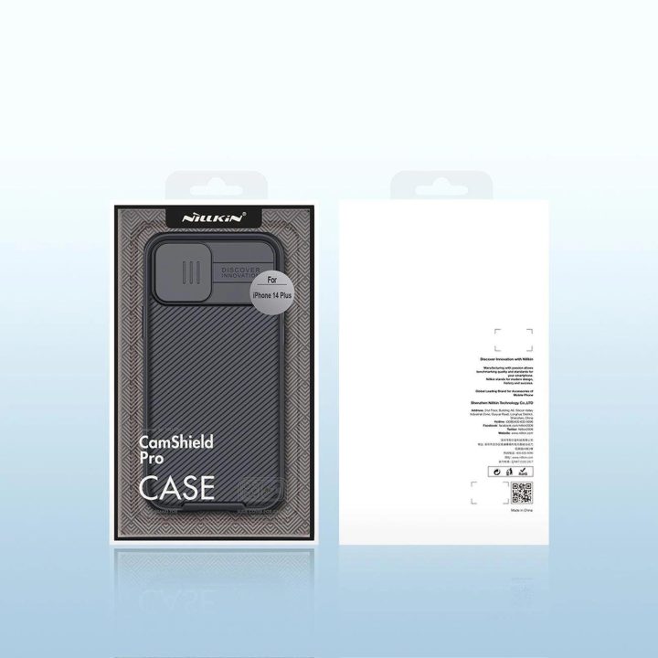 Nillkin CamShield Pro magnetinis dėklas iPhone 14 Plus 6.7 2022 Blue