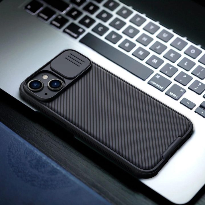Nillkin CamShield Pro Case (PC ir TPU) iPhone 14 Plus 6.7 2022 Black