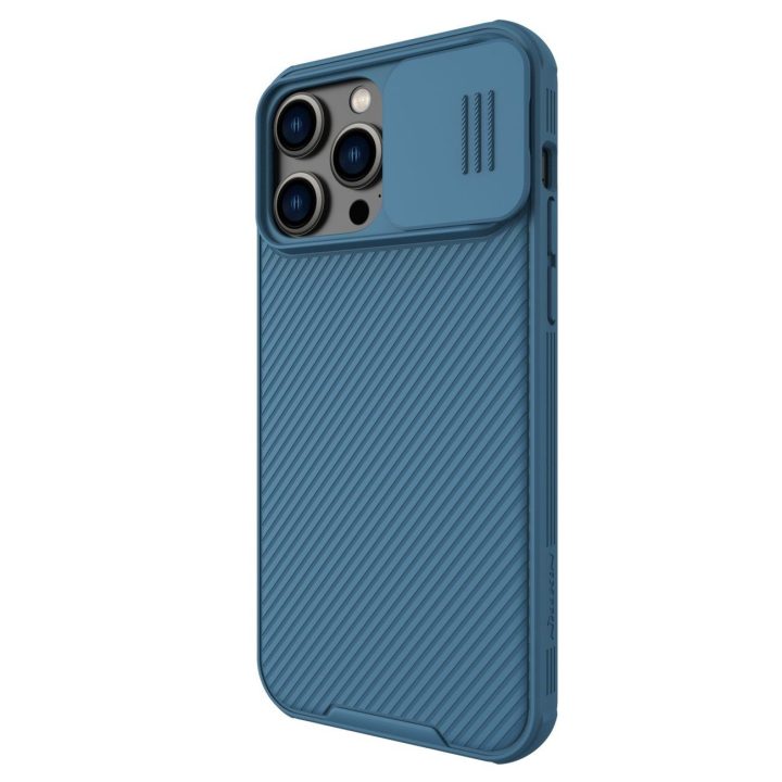 Nillkin CamShield Pro dėklas iPhone 14 Pro Max 6.7 2022 Blue