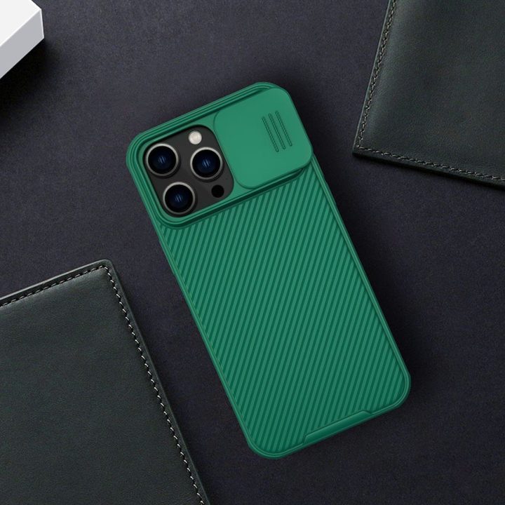Nillkin CamShield Pro dėklas iPhone 14 Pro Max 6.7 2022 Blue