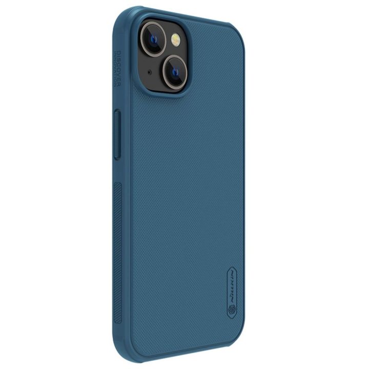 Nillkin Super Frosted Shield Pro magnetinis dėklas iPhone 14 Plus 6.7 2022 Blue