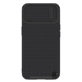 Nillkin Textured S Case iPhone 14 Plus šarvuotas dėklas su juodos spalvos kameros dangteliu