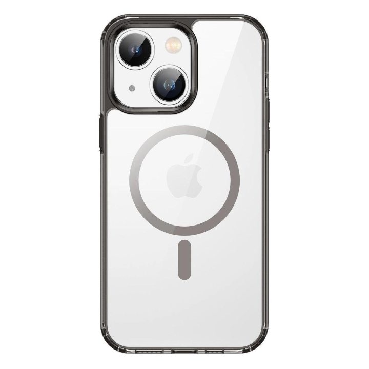 Clin2 dėklas iPhone 14 Plus magnetinis dangtelis MagSafe pilka