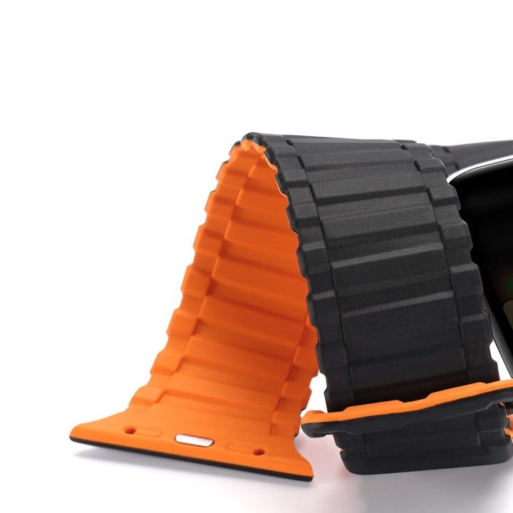 Dirželis (Armor Version) Apple Watch SE dirželis, 9, 8, 7, 6, 5, 4, 3, 2, 1 (41, 40, 38 mm) silikoninės magnetinės juostos apyra