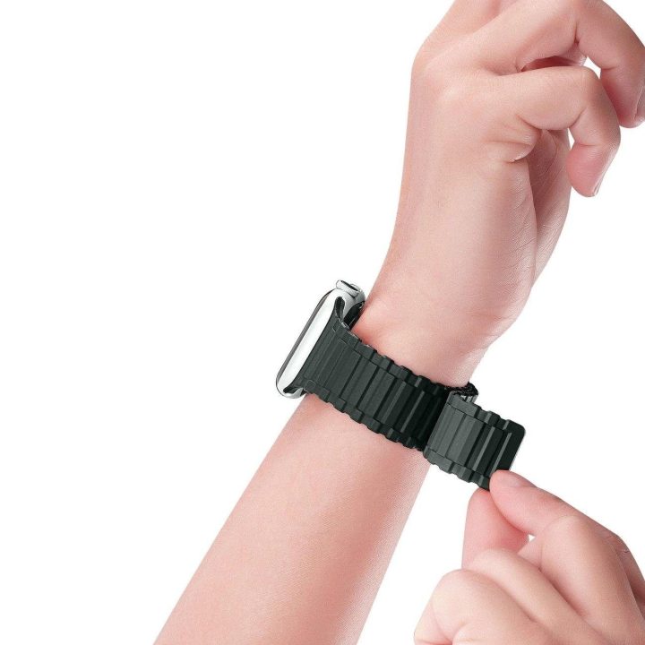 Dirželis (Armor Version) dirželis Apple Watch Ultra, SE, 9, 8, 7, 6, 5, 4, 3, 2, 1 (49, 45, 44, 42 mm) silikoninis magnetinis di