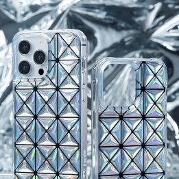 Kingxbar Miya serijos dėklas iPhone 14 Pro galinis dangtelis baltas