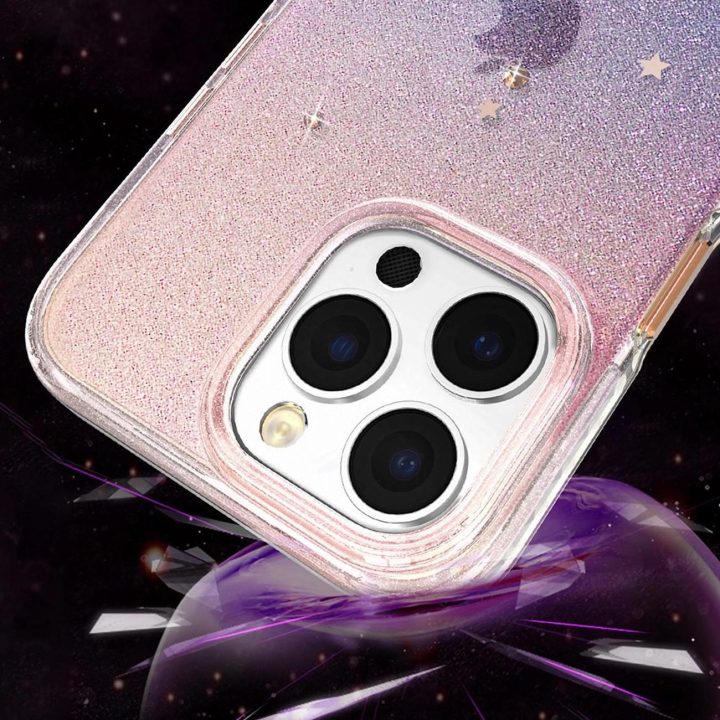 Kingxbar Heart Star serijos dėklas, skirtas iPhone 14 Plus dėklui su zodiako žvaigždėmis