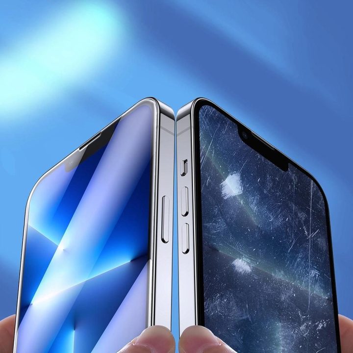 Knight 2,5D FS TG 5x stiklinis iPhone 14 Plus viso ekrano (JR-DH07)