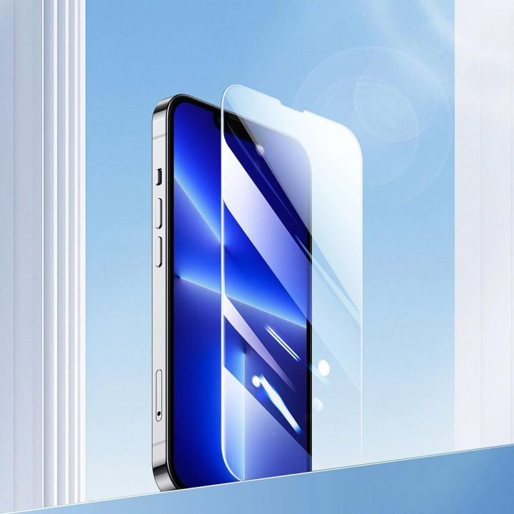 Knight 2,5D FS TG 5x stiklinis iPhone 14 Plus viso ekrano (JR-DH07)