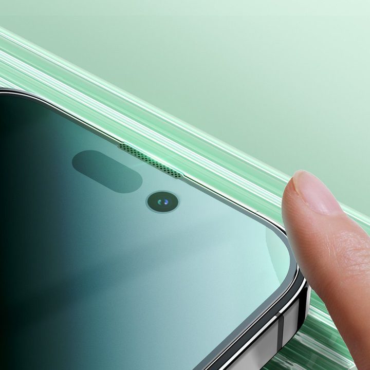 Knight Green Glass, skirtas iPhone 14 Plus su viso ekrano anti G03)