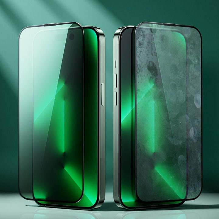 Knight Green Glass, skirtas iPhone 14 Plus su viso ekrano anti G03)