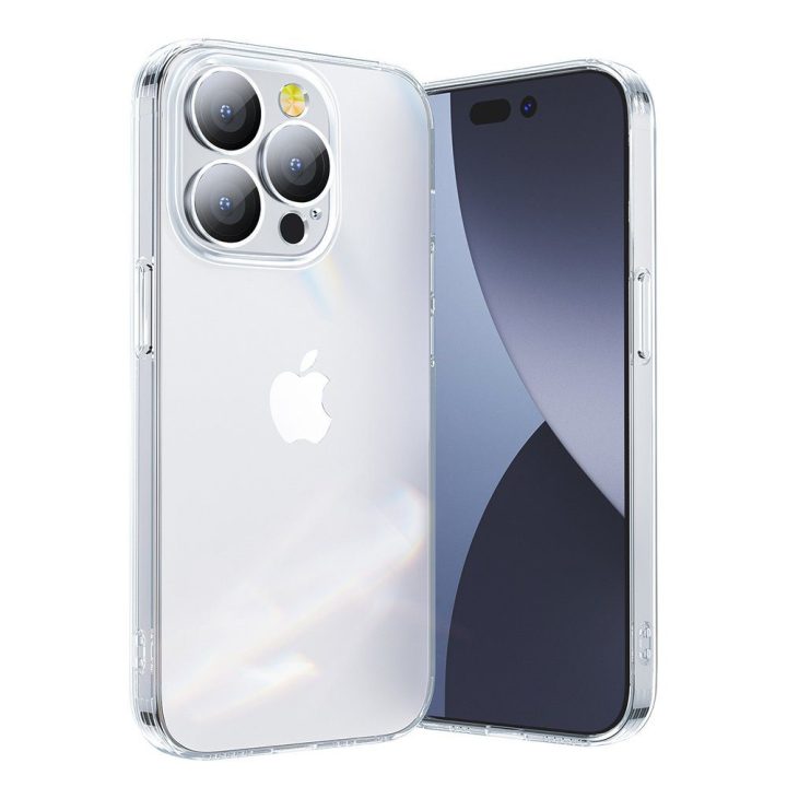 14Q Case iPhone 14 Plus dėklo dangtelis su skaidriu fotoaparato dangteliu (JR-14Q3 skaidrus)