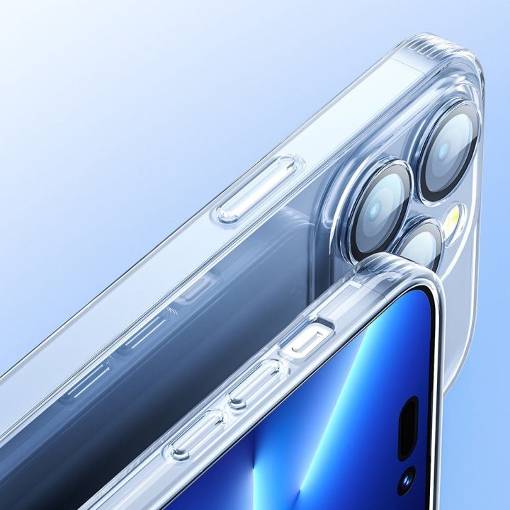 14Q Case iPhone 14 Plus dėklo dangtelis su skaidriu fotoaparato dangteliu (JR-14Q3 skaidrus)