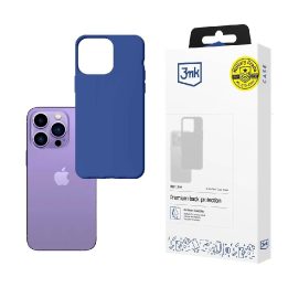 Dėklas iPhone 14 Pro iš Matt Case serijos - mėlynas