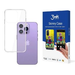 IPhone 14 Pro Max silikoninis dėklas iš Skinny Case serijos - skaidrus