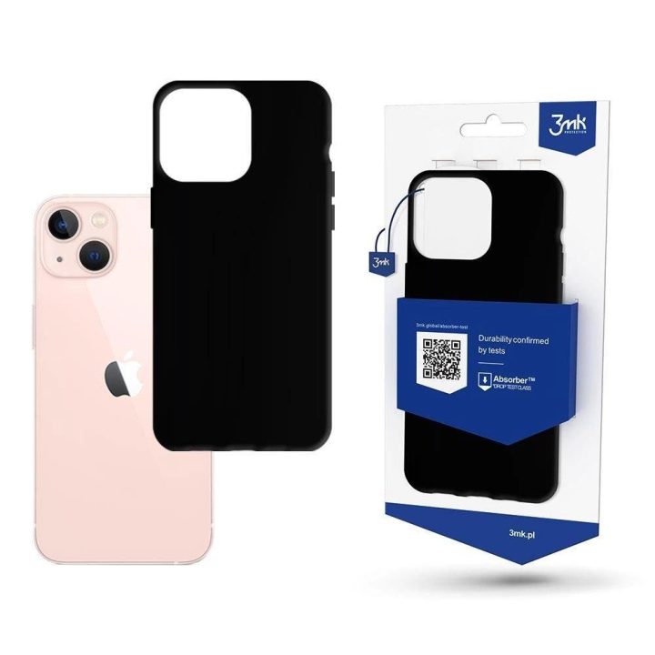 Dėklas iPhone 14 Plus iš Matt Case serijos - juodas
