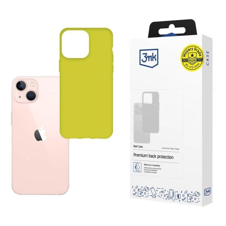 Dėklas iPhone 14 iš Matt Case serijos - žalios spalvos