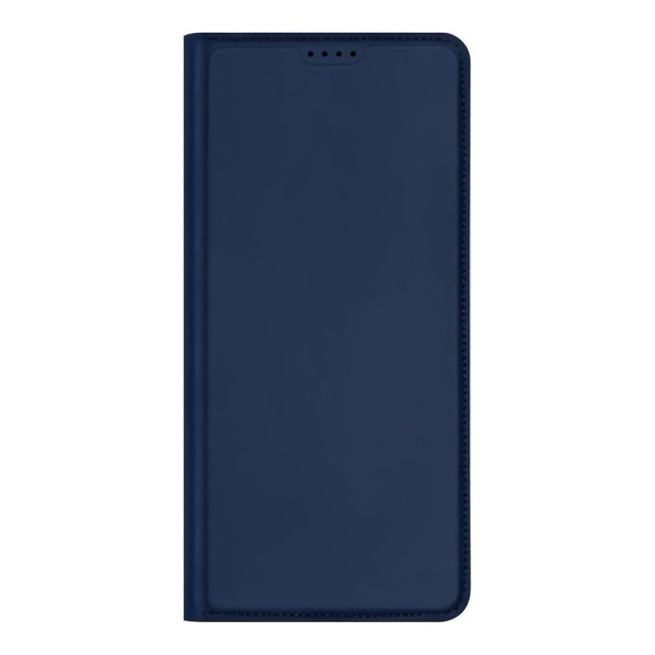 Skin Pro“ dėklas, skirtas Oppo Reno 8“ atverčiamam dangtelio kortelių piniginės stovui mėlynos spalvos