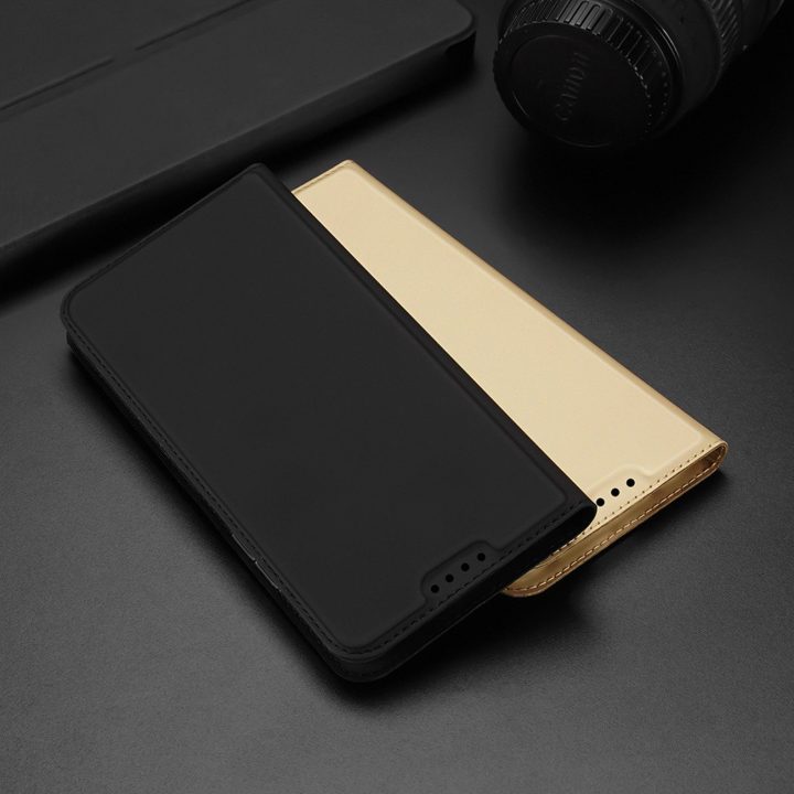 Skin Pro“ dėklas, skirtas Oppo Reno 8“ atverčiamam dangtelio kortelių piniginės stovui mėlynos spalvos