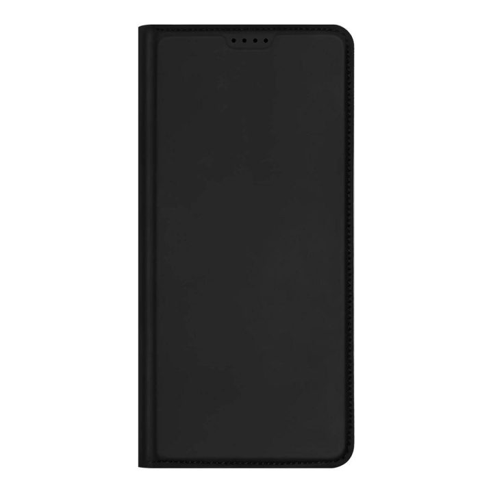 Skin Pro dėklas, skirtas Oppo Reno 8 Pro atverčiamu dangteliu kortelių piniginės stovui juodos spalvos