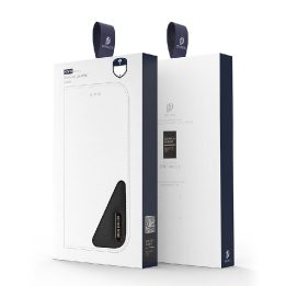 Odinis atverčiamas dangtelis Natūrali odinė piniginė kortelėms ir dokumentams iPhone 14 Plus Black