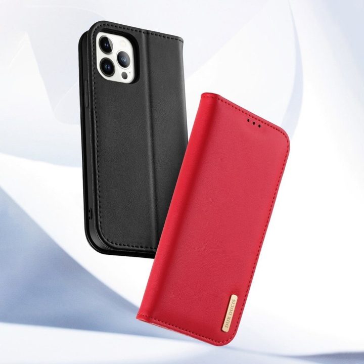 Odinis atverčiamas dangtelis Natūrali odinė piniginė kortelėms ir dokumentams iPhone 14 Pro Brown