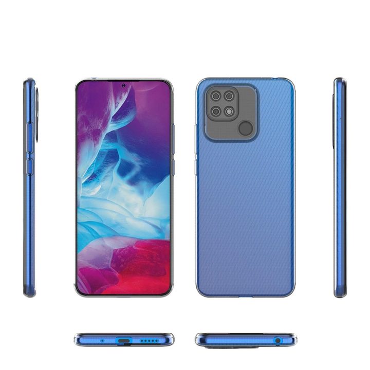 Ultra Clear 0,5 mm dėklas, skirtas Xiaomi Poco C40 plonu dangteliu, skaidrus