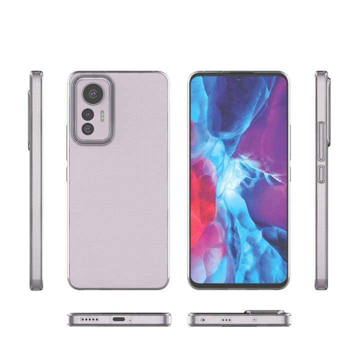 Ultra Clear 0,5 mm dėklas skirtas Xiaomi 12 Lite plonas dangtelis skaidrus