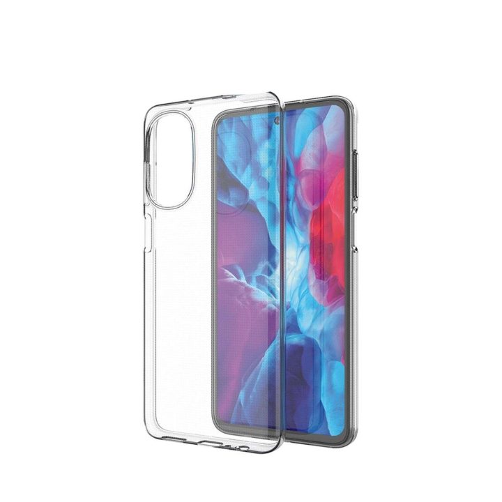 Ultra Clear 0,5 mm dėklas, skirtas Motorola Moto G82 5G / Moto G52 plonas dangtelis skaidrus