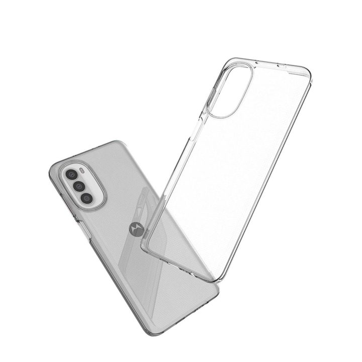 Ultra Clear 0,5 mm dėklas, skirtas Motorola Moto G82 5G / Moto G52 plonas dangtelis skaidrus