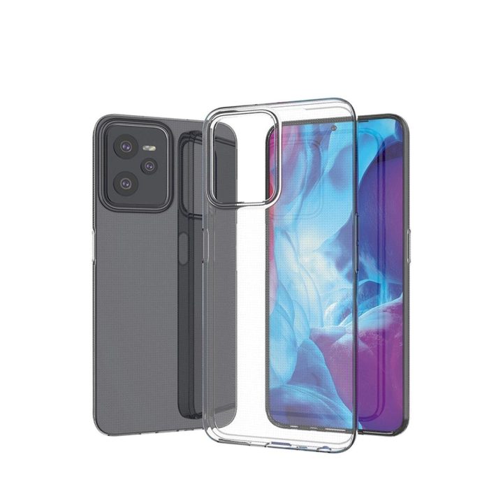 Ultra Clear 0,5 mm dėklas, skirtas Realme C35 plonu dangteliu, skaidrus
