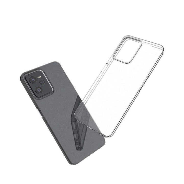 Ultra Clear 0,5 mm dėklas, skirtas Realme C35 plonu dangteliu, skaidrus