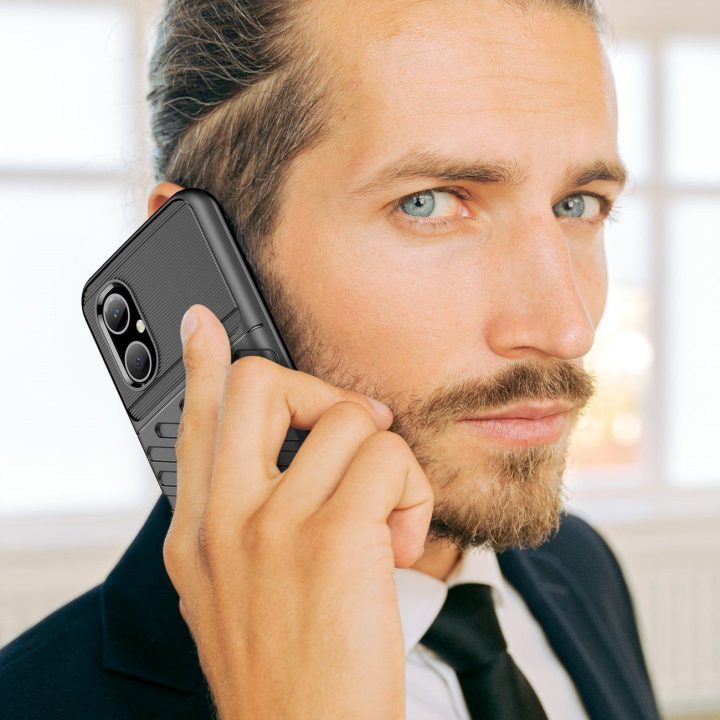 Thunder Case Xiaomi Poco M4 5G silikoninis šarvų dėklas juodas