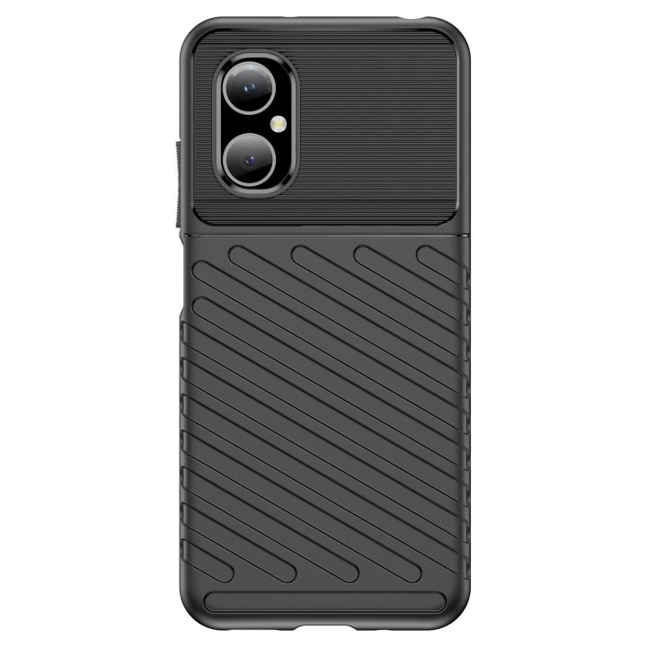 Thunder Case Xiaomi Poco M4 5G silikoninis šarvų dėklas juodas
