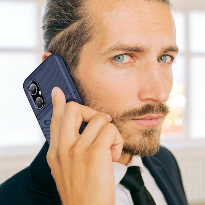 Thunder Case Xiaomi Poco M4 5G silikoninis šarvų dėklas mėlynas