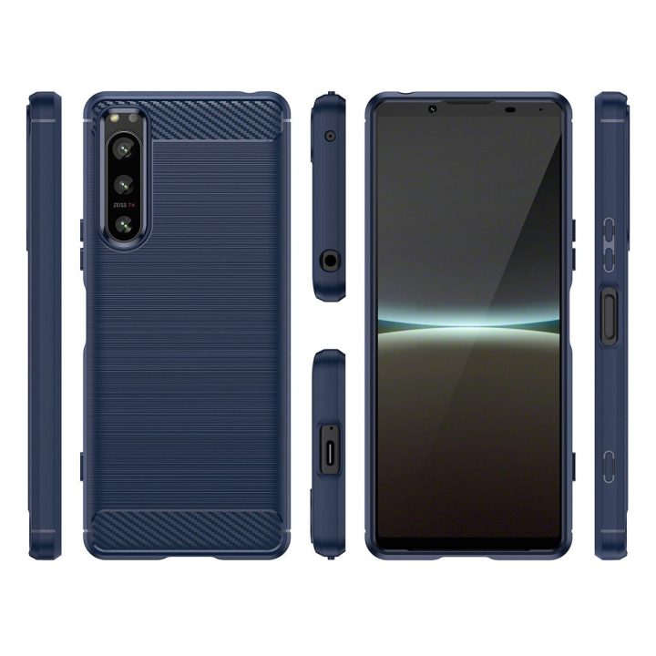 Thunder Case Xiaomi Poco M4 5G silikoninis šarvų dėklas mėlynas