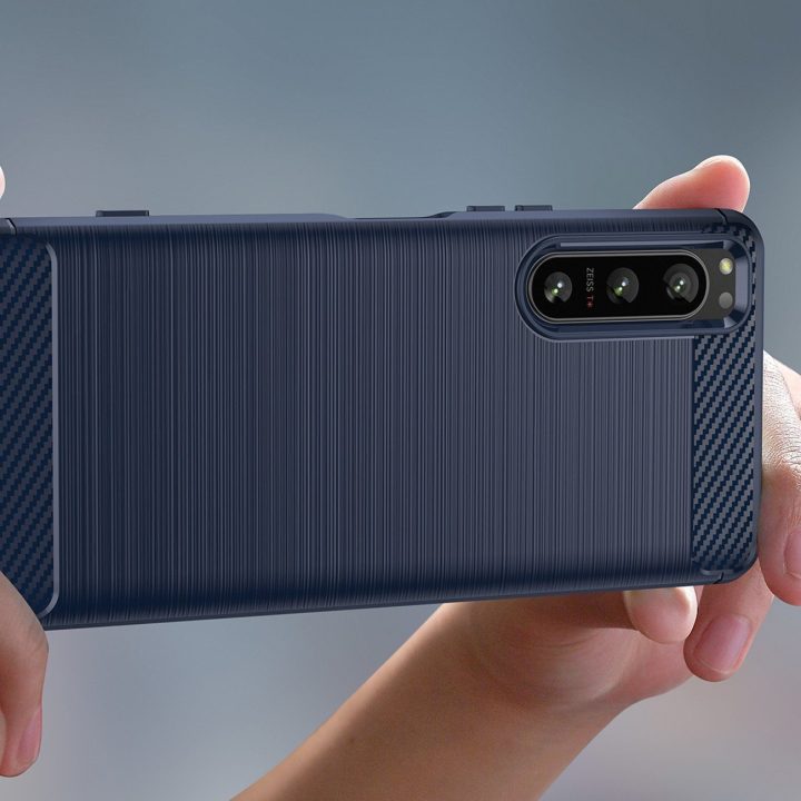 Thunder Case Xiaomi Poco M4 5G silikoninis šarvų dėklas mėlynas