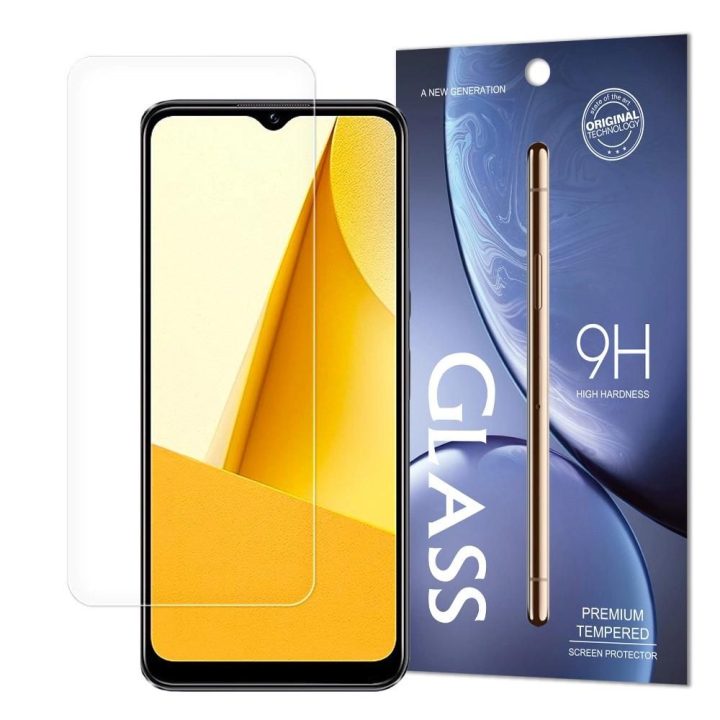 Grūdintas stiklas Vivo Y16 / Y02s grūdintas stiklas 9H kietumas (pakuotė – vokas)